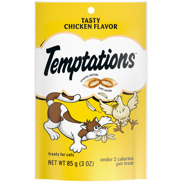 TEMPTATIONS Classic Crunchy and Soft Cat Treats Tasty Chicken Flavor - Elite Pet Collective