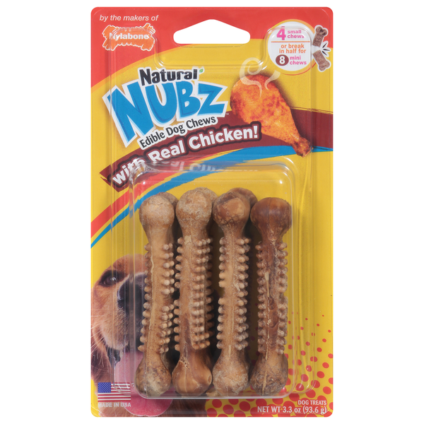 Nylabone Dog Treats, with Real Chicken, Edible - Elite Pet Collective
