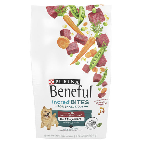 Purina Beneful IncrediBites With Farm-Raised Beef, Small Breed Dry Dog Food - Elite Pet Collective
