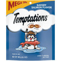 TEMPTATIONS Classic Crunchy and Soft Cat Treats Savory Salmon Flavor - Elite Pet Collective