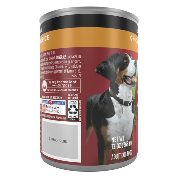 Purina ONE Classic Ground Chicken and Brown Rice Entree Adult Wet Dog Food - Elite Pet Collective