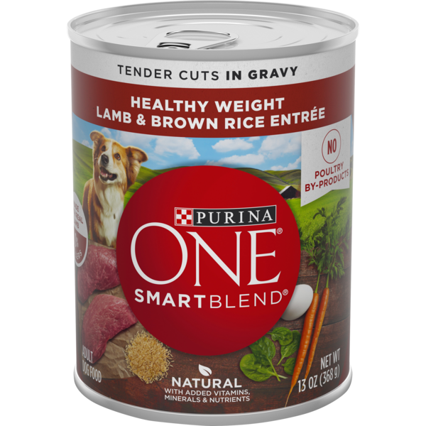 Purina ONE Weight Management, Natural Wet Dog Food, SmartBlend Healthy Weight Tender Cuts Lamb & Brown Rice - Elite Pet Collective