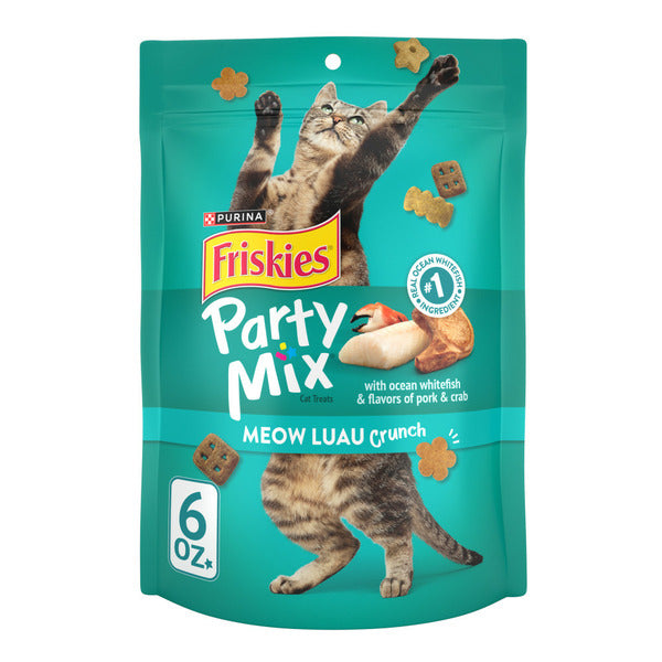 Purina Friskies Cat Treats, Party Mix Meow Luau Crunch - Elite Pet Collective