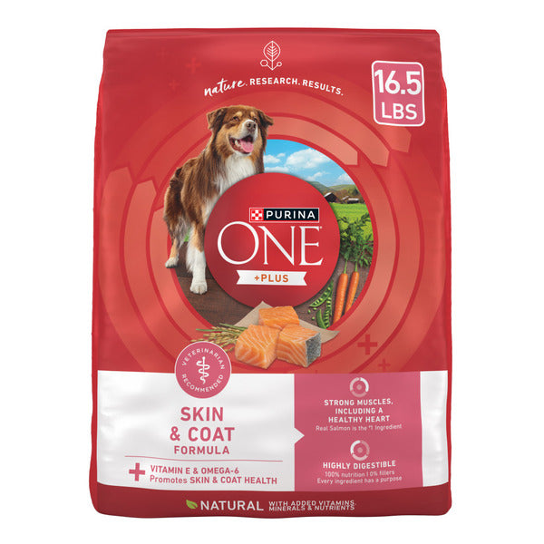Purina ONE Natural, Sensitive Stomach Dry Dog Food, +Plus Skin & Coat Formula - Elite Pet Collective