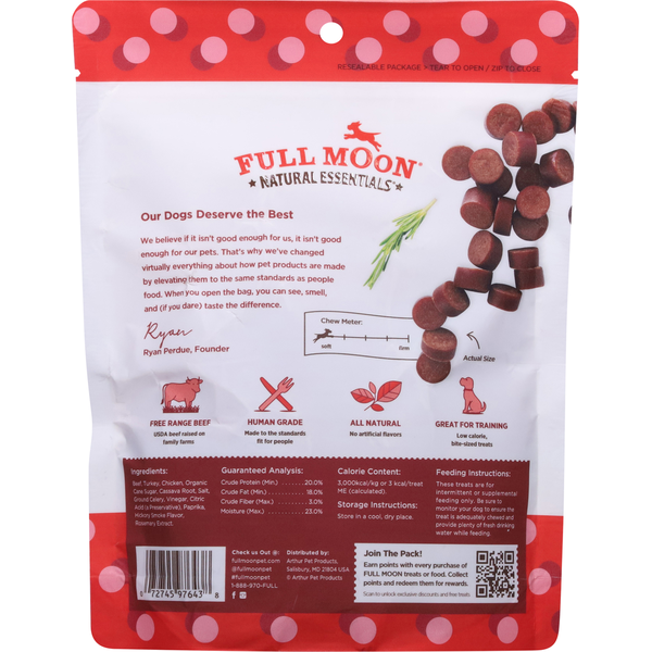 Full Moon Dog Treats, Savory Bites - Elite Pet Collective