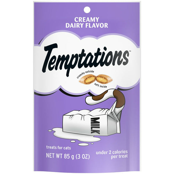 TEMPTATIONS Classic Crunchy and Soft Cat Treats Creamy Dairy Flavor - Elite Pet Collective