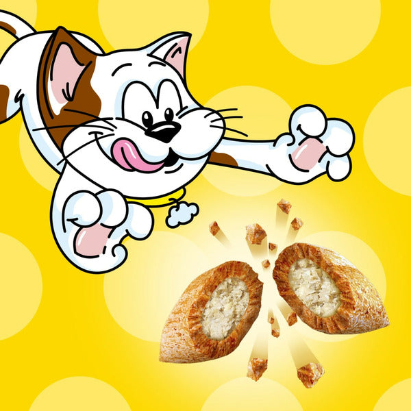 TEMPTATIONS Classic Crunchy and Soft Cat Treats, Hearty Beef Flavor - Elite Pet Collective