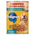Pedigree Traditional Ground Dinner Chicken & Rice Wet Dog Food - Elite Pet Collective