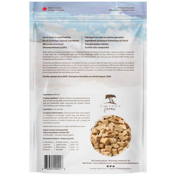 Caledon Farms Beef Liver Bites Dog Treats - Elite Pet Collective