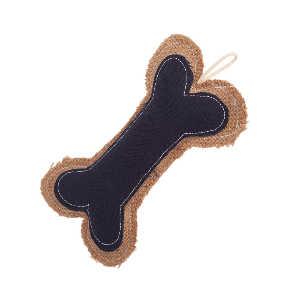 Country Living Jean Leather-Jute Bone Pillow Dog Chew Toy – Durable, Safe and Non-Toxic - Elite Pet Collective