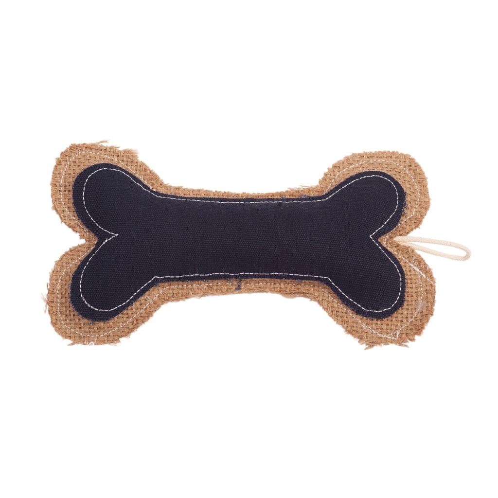 Country Living Jean Leather-Jute Bone Pillow Dog Chew Toy – Durable, Safe and Non-Toxic - Elite Pet Collective