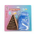 Cake Slice & Milk Midnight Snack Plush Dog Toy Gift Set – with Squeaker & Crinkle Paper - Elite Pet Collective