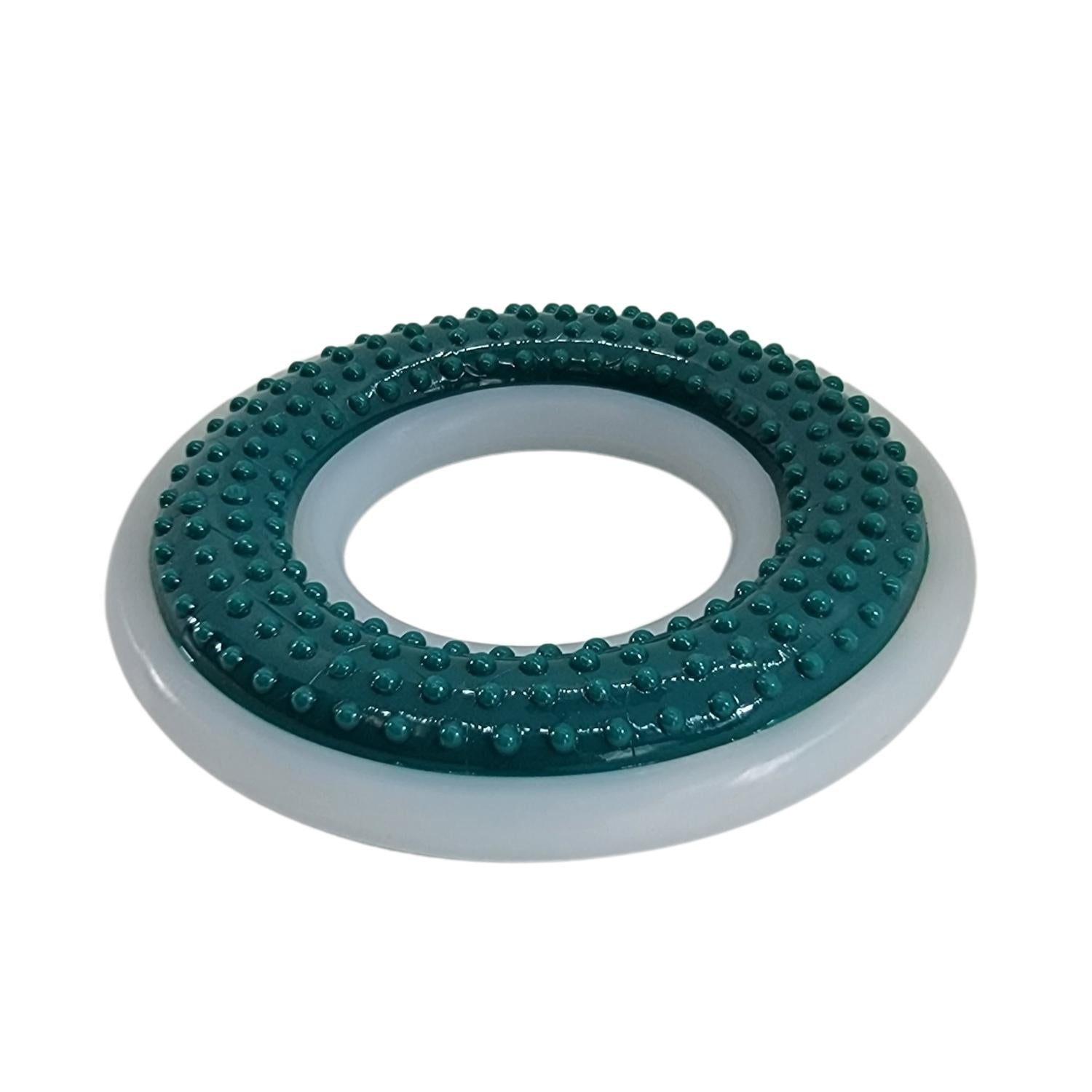 TPR & Nylon Dental Chew Ring Toy for Dogs - Ideal for Aggressive Chewers – (4" Diameter) - Elite Pet Collective