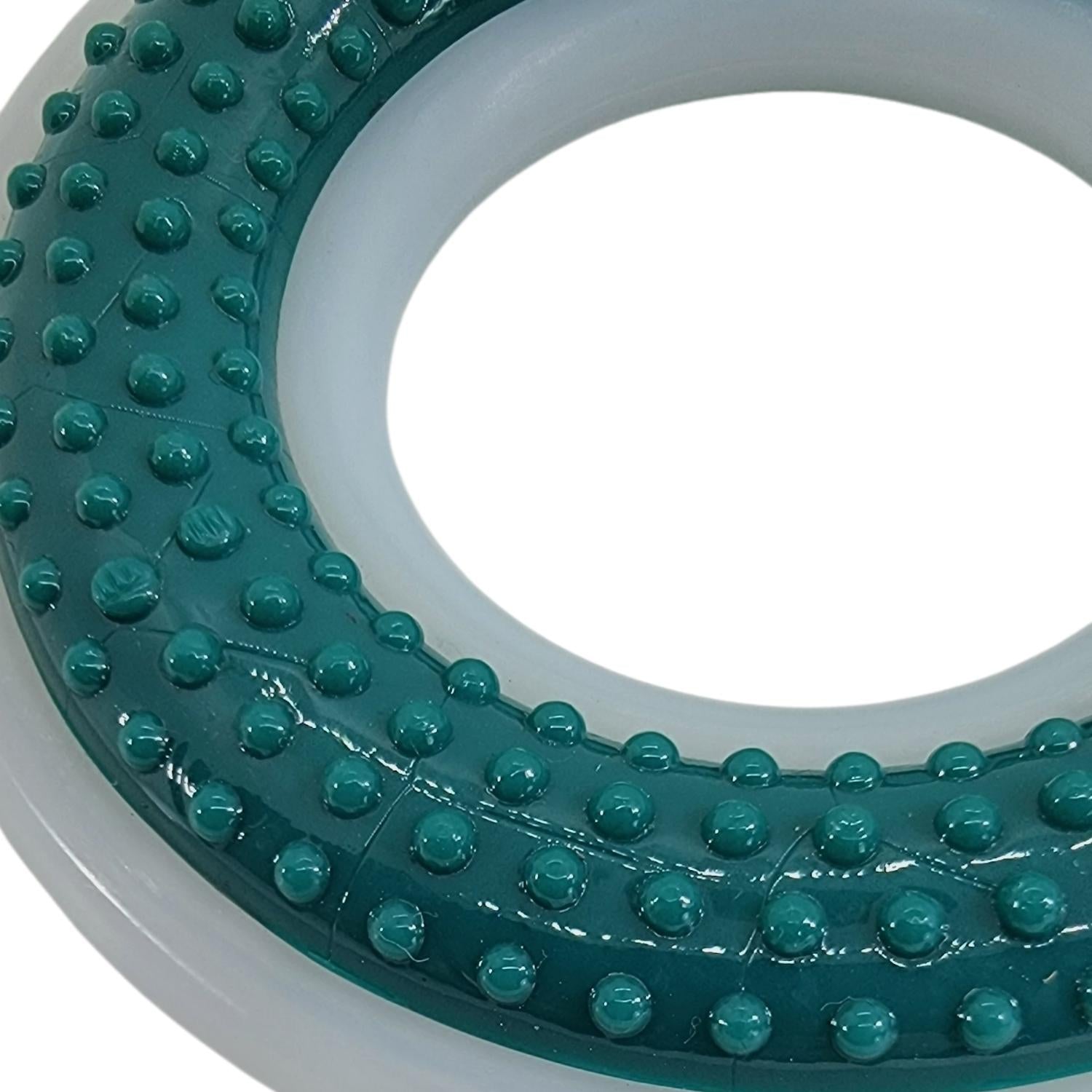 TPR & Nylon Dental Chew Ring Toy for Dogs - Ideal for Aggressive Chewers – (4" Diameter) - Elite Pet Collective