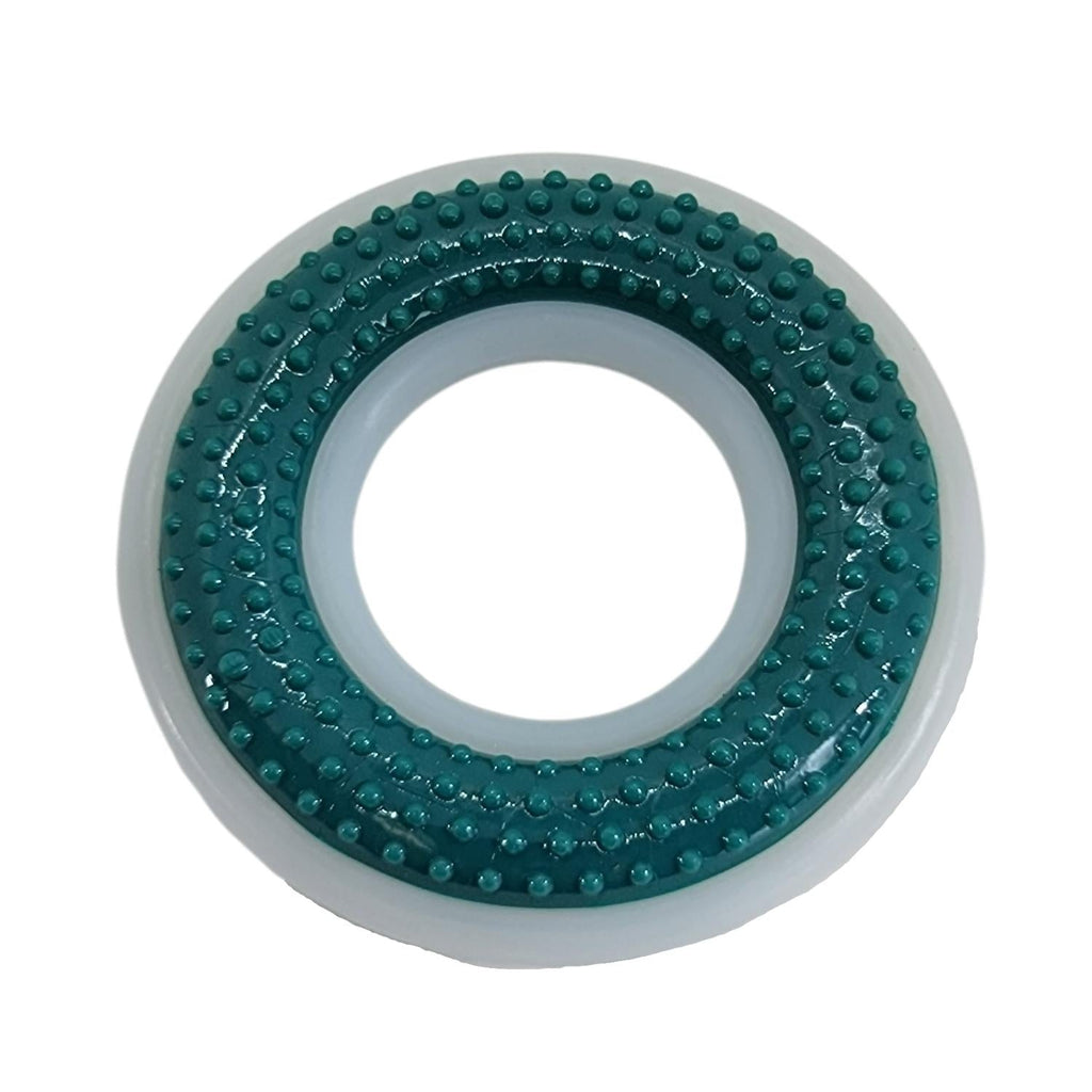 TPR & Nylon Dental Chew Ring Toy for Dogs - Ideal for Aggressive Chewers – (4" Diameter) - Elite Pet Collective