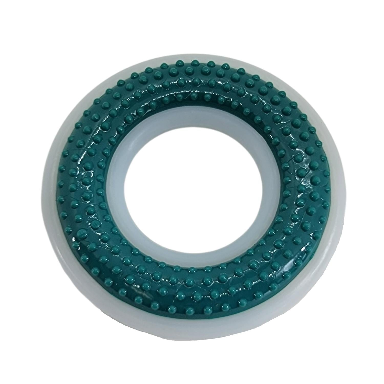 TPR & Nylon Dental Chew Ring Toy for Dogs - Ideal for Aggressive Chewers – (4" Diameter) - Elite Pet Collective