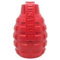 USA-K9 Grenade Rubber Dog Chew Toy | K9 Handler eDispenser Toy | Red & Blue | USA Made - Elite Pet Collective