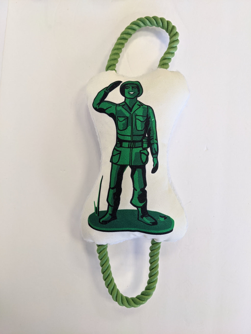 Retro Soldier with Squeaker & Crinkle Paper Plush Dog Toy - Elite Pet Collective