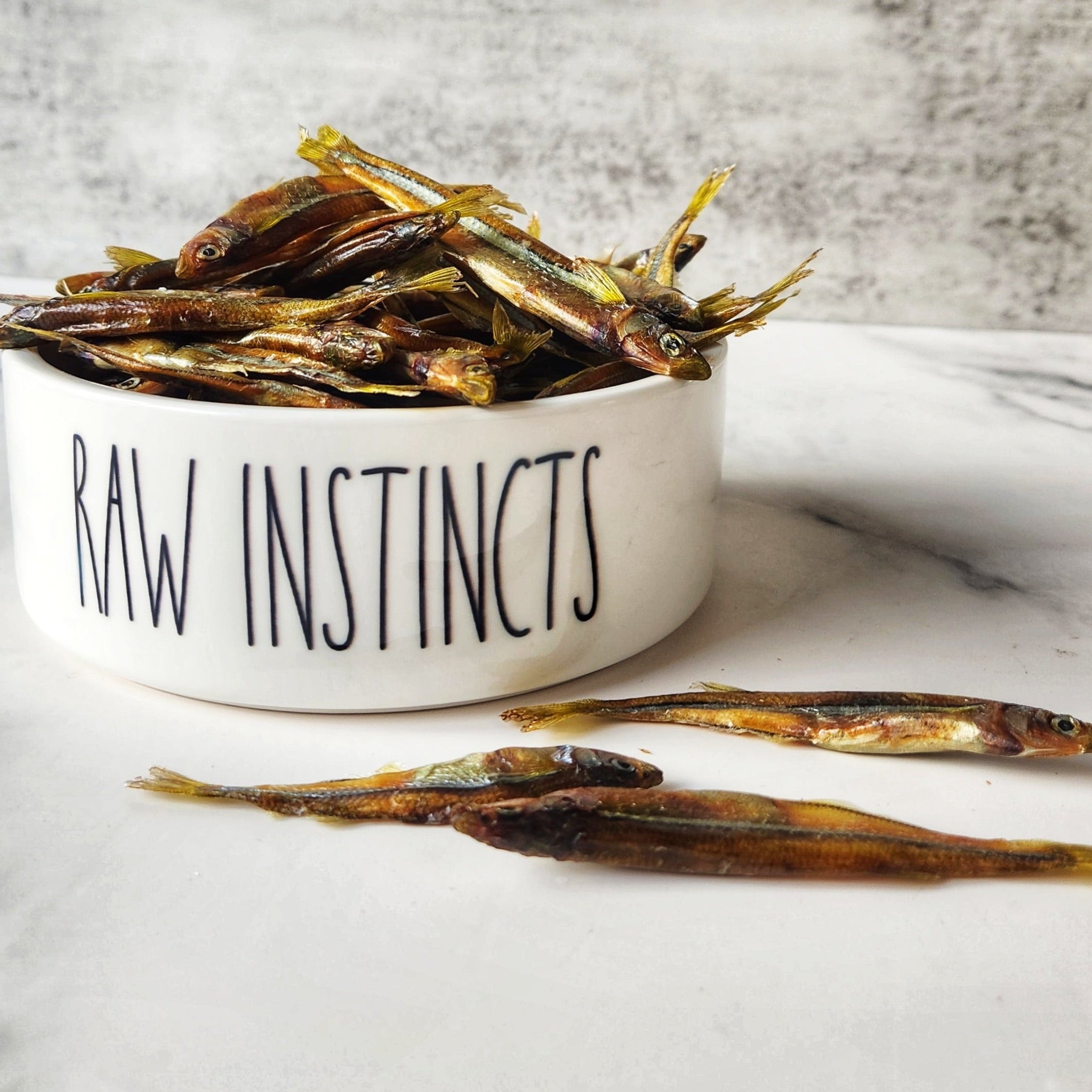 Dehydrated Atlantic Silverside – 1.7oz | Raw Instincts | Small Batch Florida Fish Treat for Cats & Dogs - Elite Pet Collective