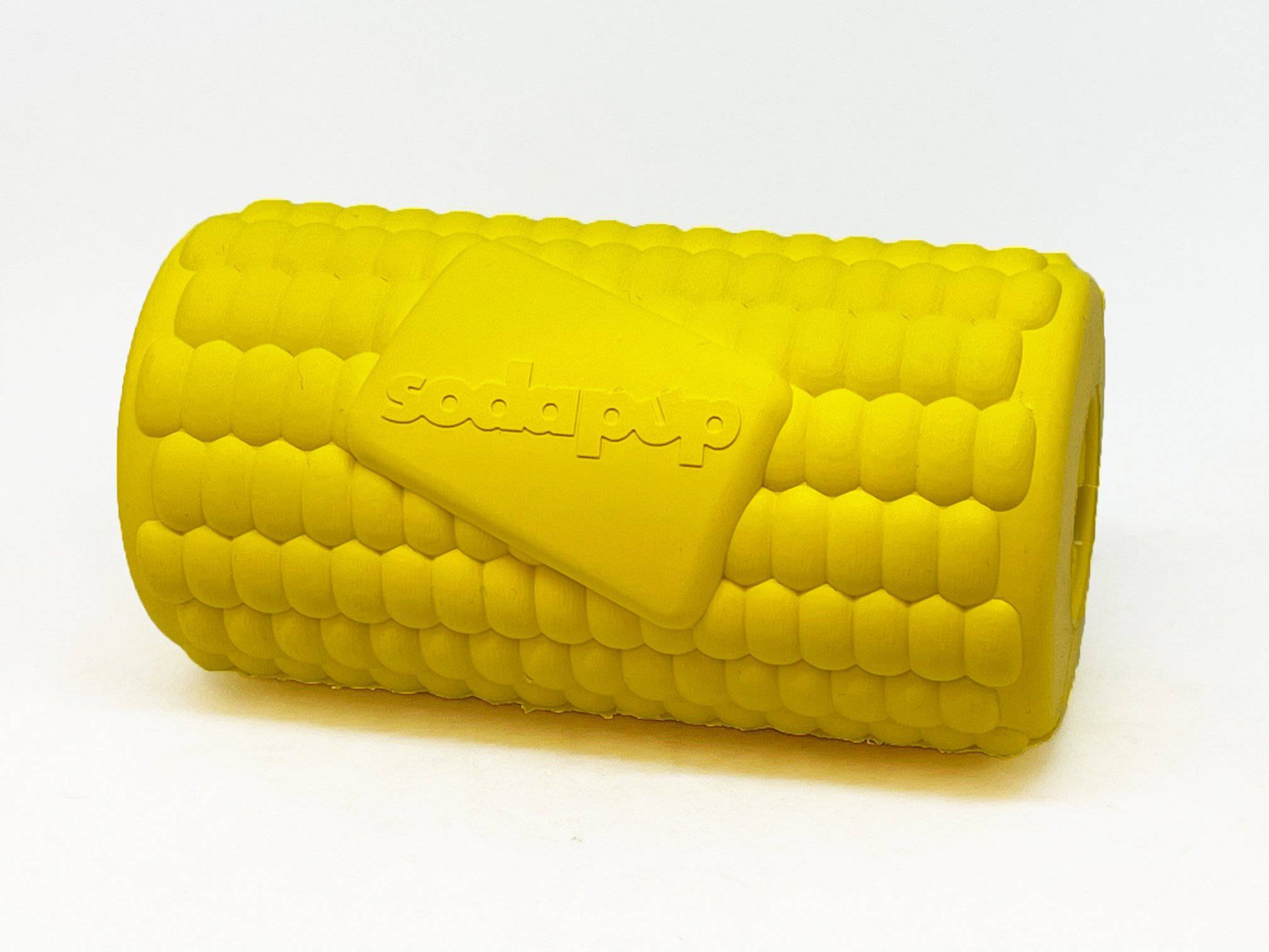 Corn on the Cob Dog Toy - Durable Rubber Treat Dispenser | USA Made - Elite Pet Collective