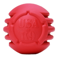 USA-K9 Stars and Stripes Rubber Dog Toy | K9 Handler Reward Toy | Red | USA Made - Elite Pet Collective