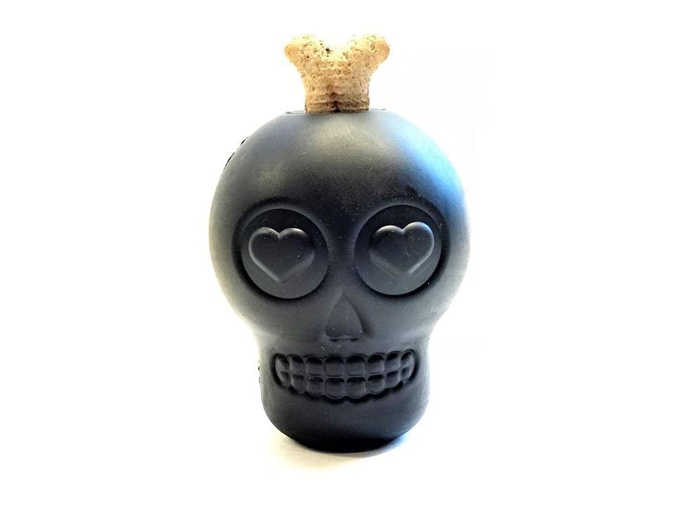 Magnum Sugar Skull Dog Chew Toy & Treat Dispenser - USA Made | SodaPup - Elite Pet Collective