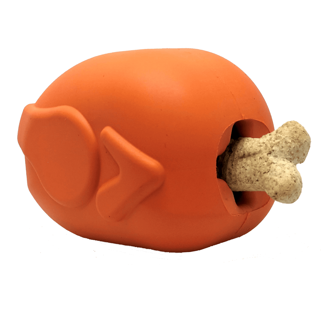 Roasted Turkey Dog Chew Toy & Treat Dispenser - USA Made | SodaPup - Elite Pet Collective