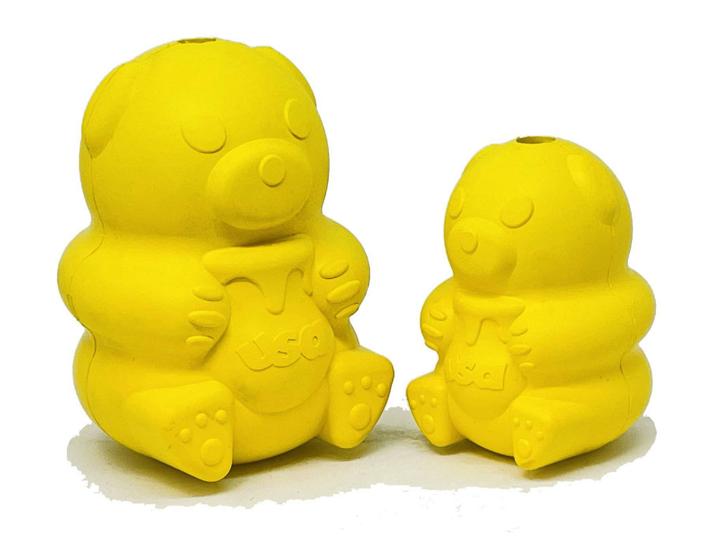 Honey Bear eDispenser - Durable Rubber Treat Dispenser for Dogs | USA Made - Elite Pet Collective