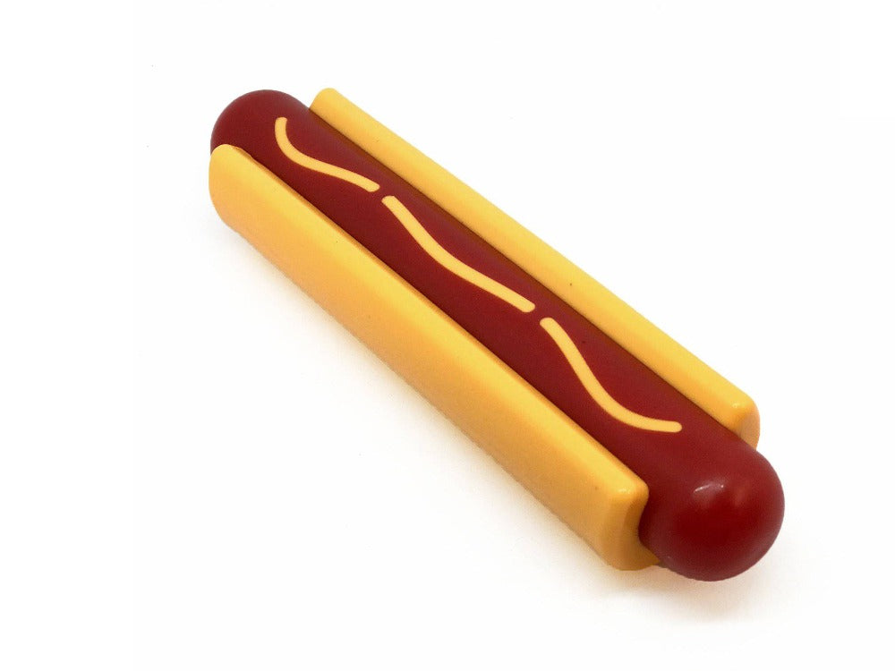 Hot Dog Nylon Dog Toy for Aggressive Chewers | USA Made | SodaPup - Elite Pet Collective