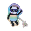 Space Panda Plush Dog Toy – with Squeaker & Crinkle Paper for Fun Play - Elite Pet Collective