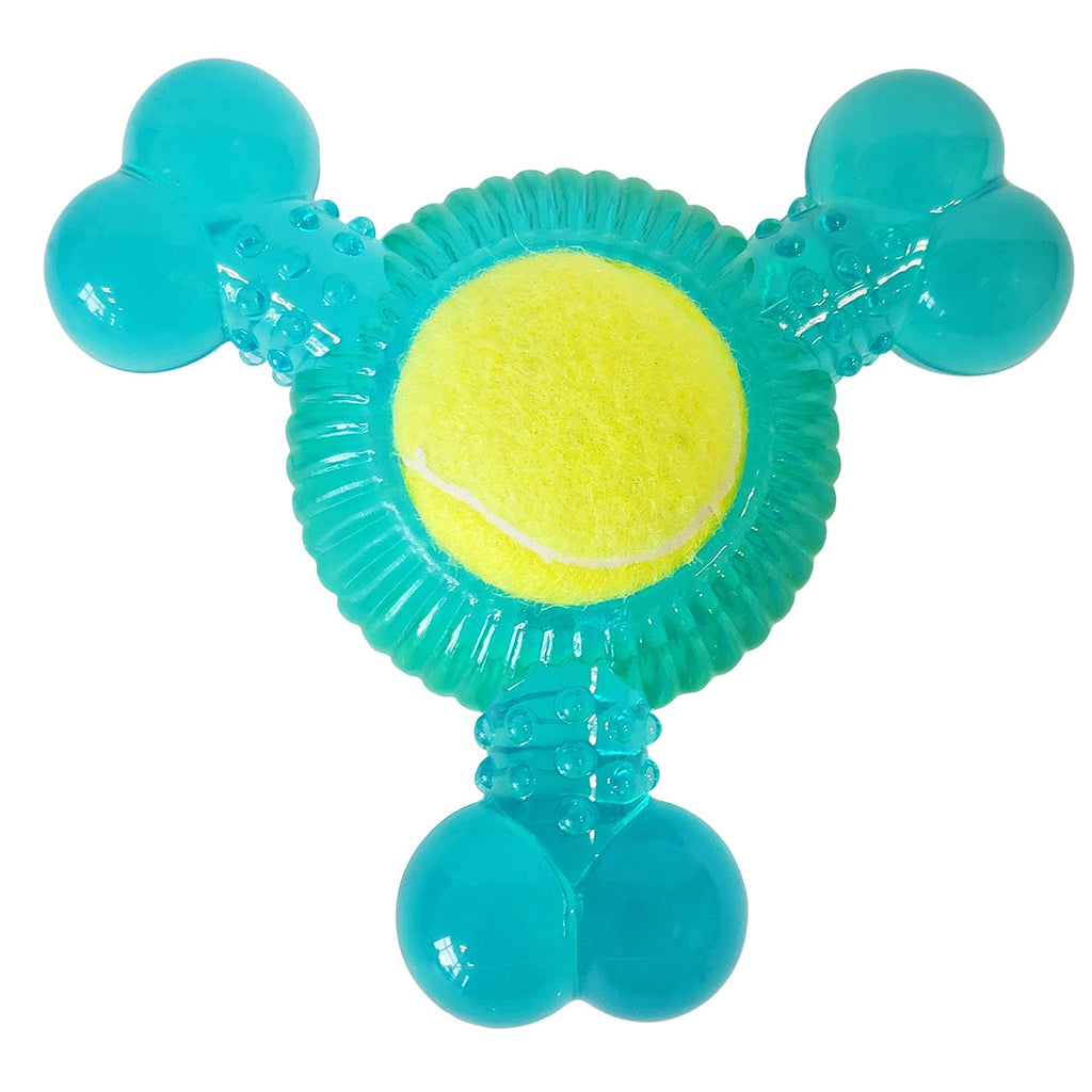 Tennis Ball Dog Toy Variety Pack (Boomerang, 3-Bone Squeaker, Orange Squeaker) - Elite Pet Collective