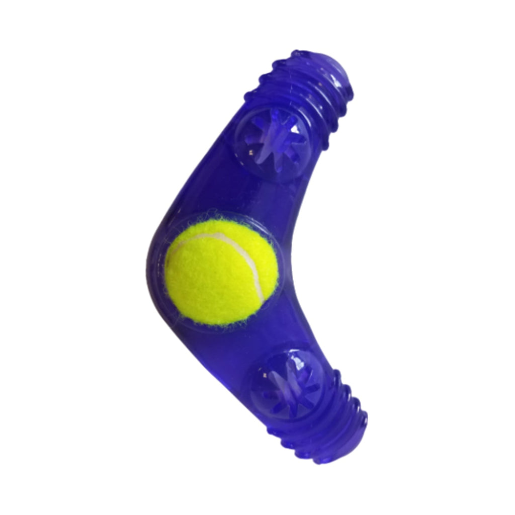 Tennis Ball Dog Toy Variety Pack (Boomerang, 3-Bone Squeaker, Orange Squeaker) - Elite Pet Collective
