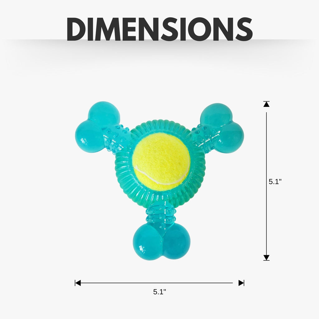 Tennis Ball Dog Toy Variety Pack (Boomerang, 3-Bone Squeaker, Orange Squeaker) - Elite Pet Collective