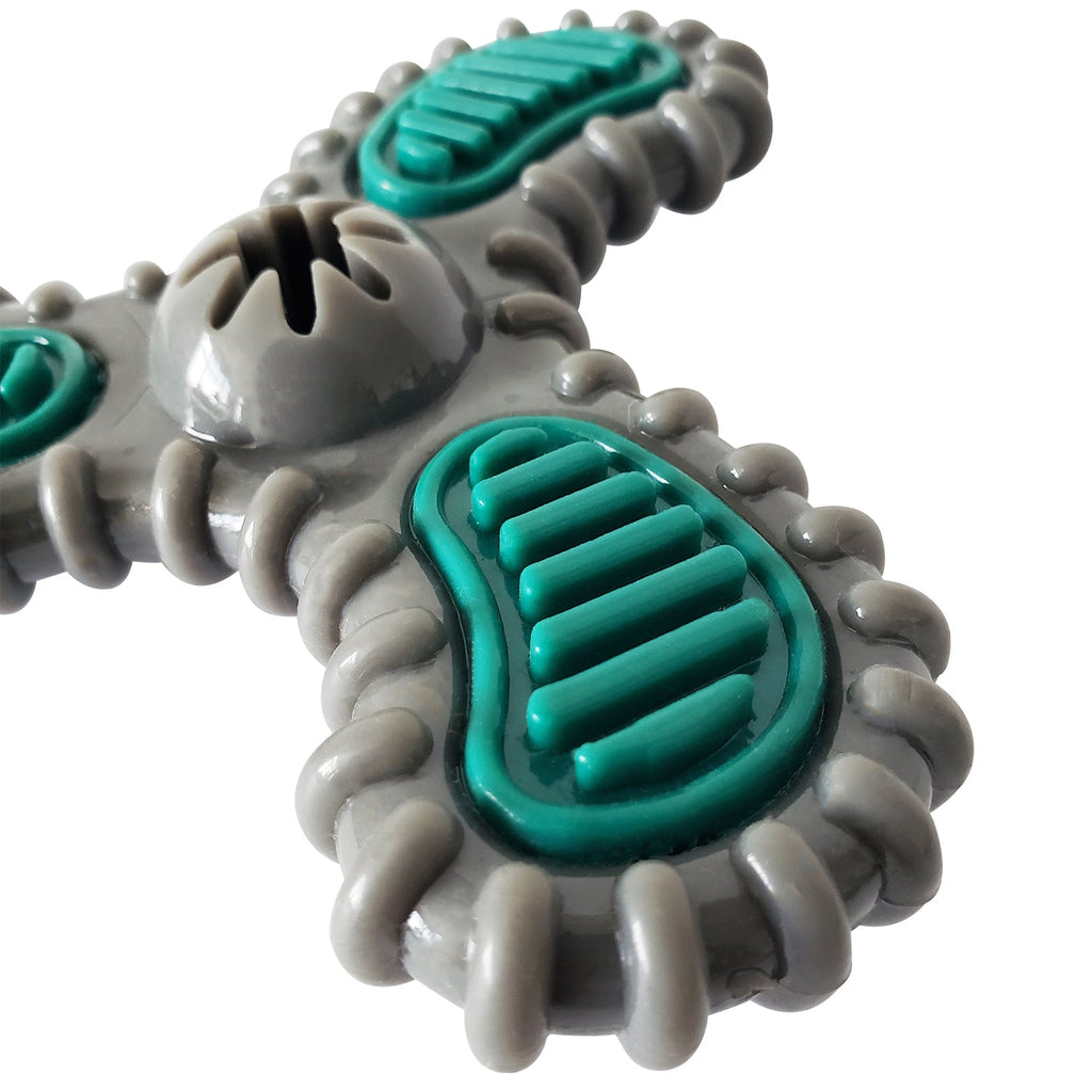 TPR Dental Spinner Dog Chew Toy – Durable Dental Care Fun for Light to Medium Chewers - Elite Pet Collective