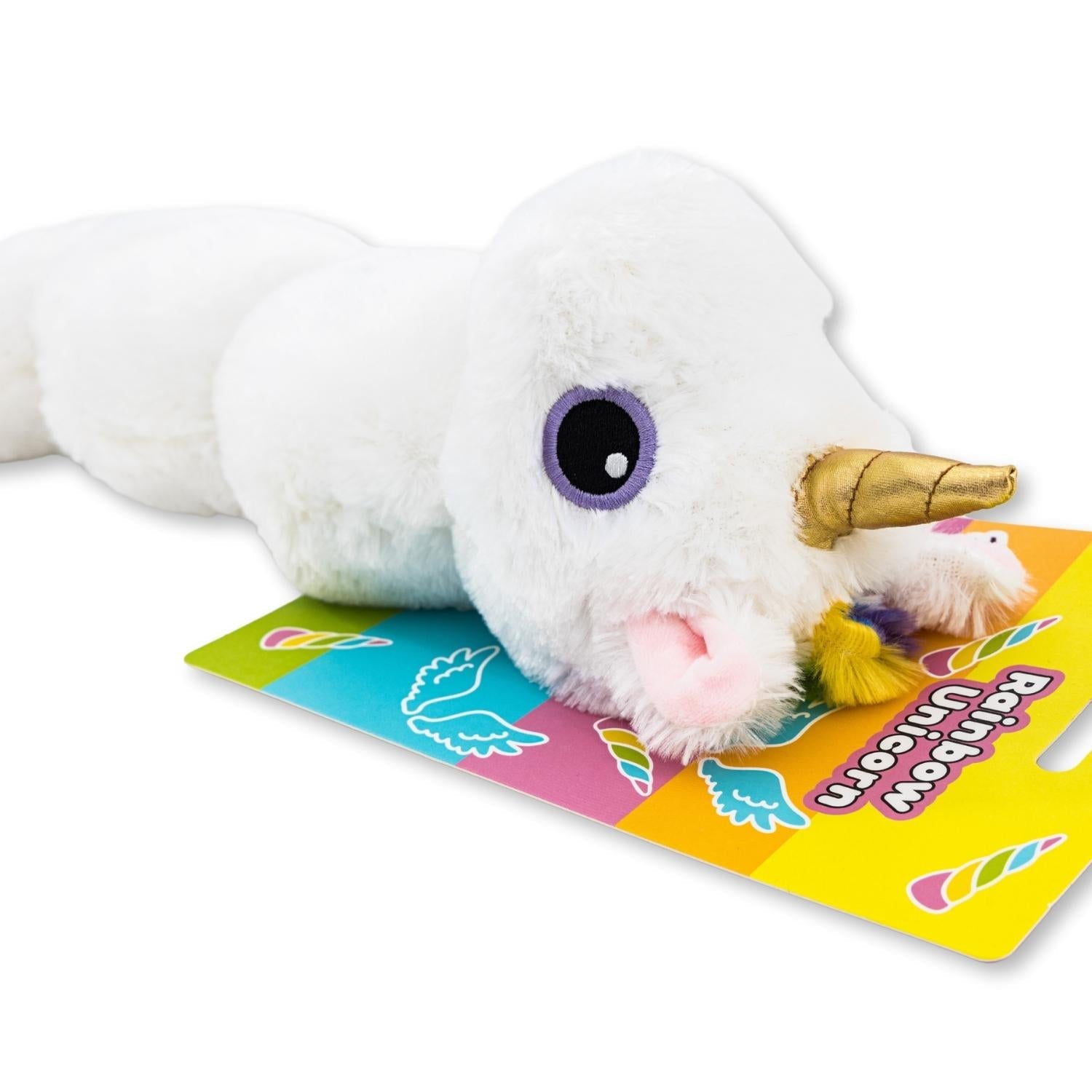 Colorful Unicorn Magical Creature Plush Dog Toy – with Squeaker & Crinkle Paper for Fun Play - Elite Pet Collective