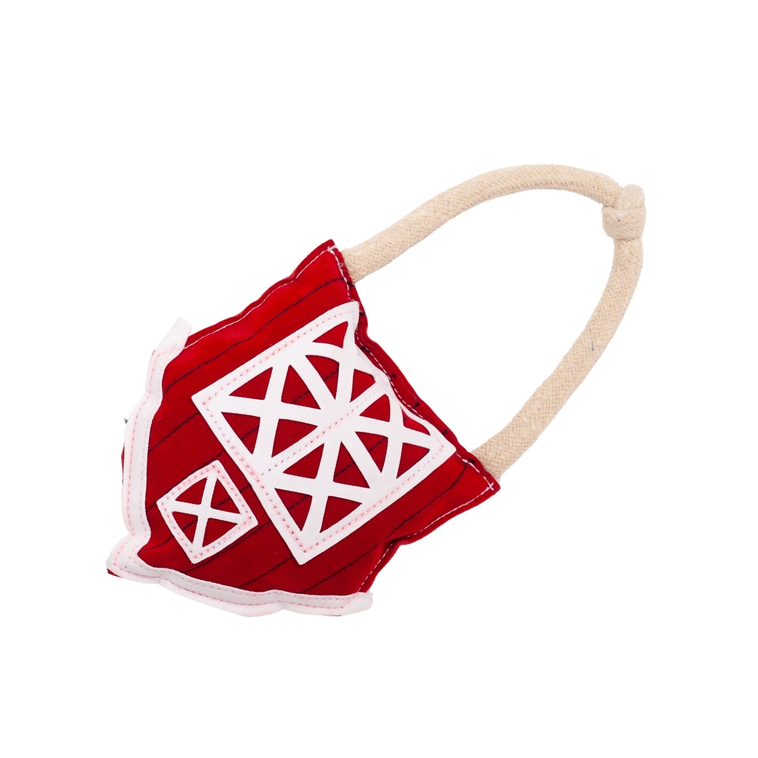 Country Living Faux Leather Red Barn Dog Chew Toy – Safe, Long-Lasting, and Non-Toxic - Elite Pet Collective