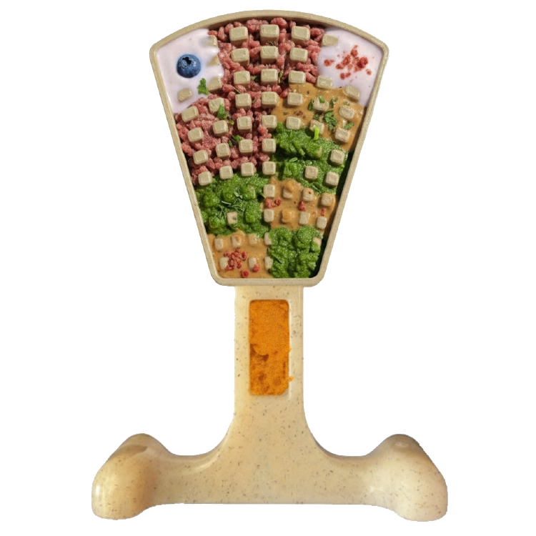 Waffle Tower Nylon Chew & Enrichment Toy | 2-in-1 for Aggressive Chewers | SodaPup - Elite Pet Collective
