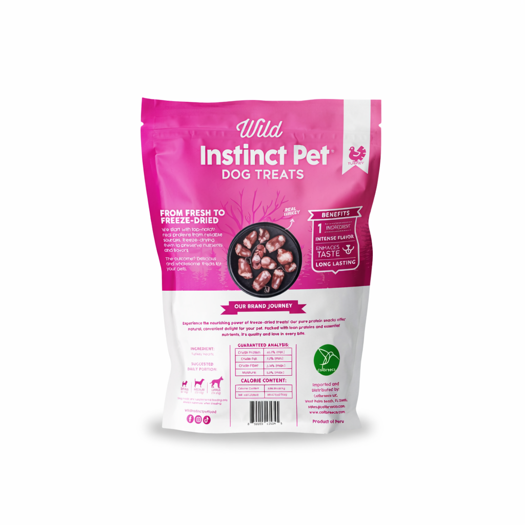 Freeze-Dried Turkey Hearts for Dogs - Elite Pet Collective