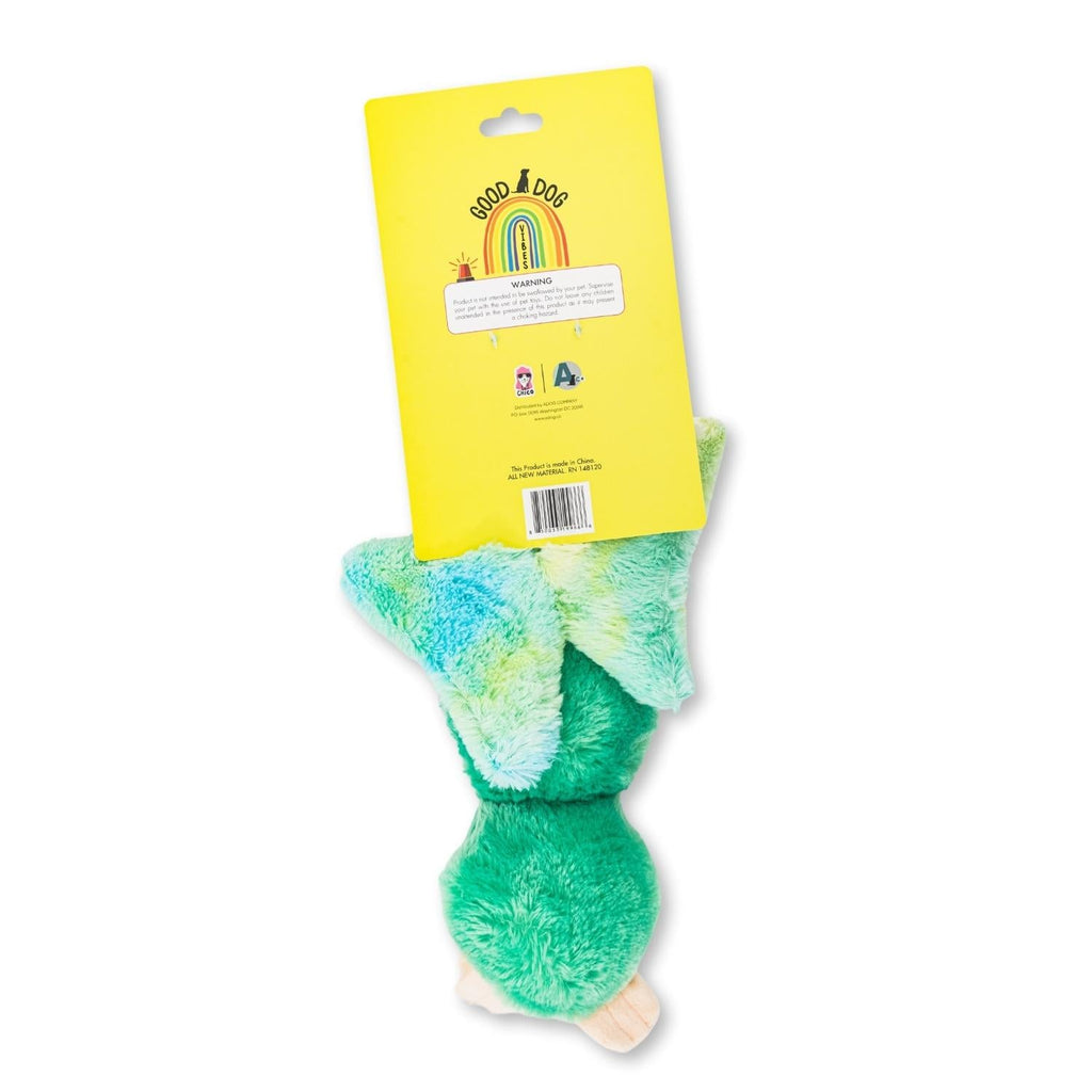 Mystical Mint Winged Sloth Plush Dog Toy – with Squeaker & Crinkle Paper for Fun Play - Elite Pet Collective
