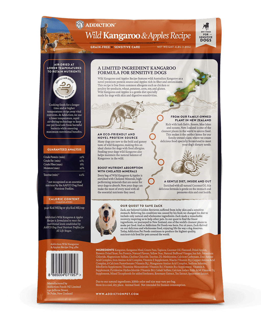 Wild Kangaroo & Apples Recipe Dry Dog Food - Elite Pet Collective