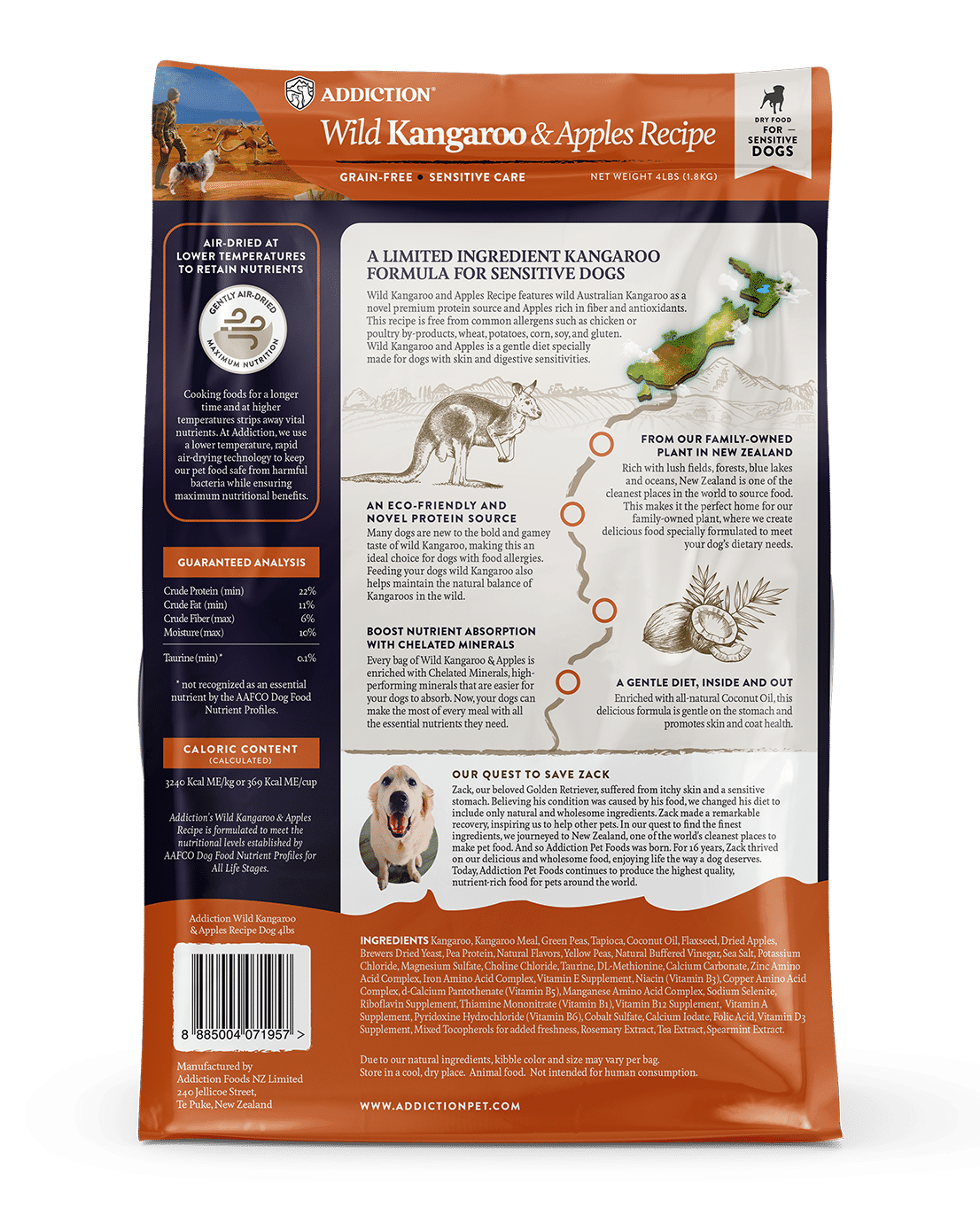 Wild Kangaroo & Apples Recipe Dry Dog Food - Elite Pet Collective
