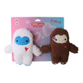 Yeti & Snowman Plush Dog Toy Gift Set – with Squeaker & Crinkle Paper for Fun Play - Elite Pet Collective